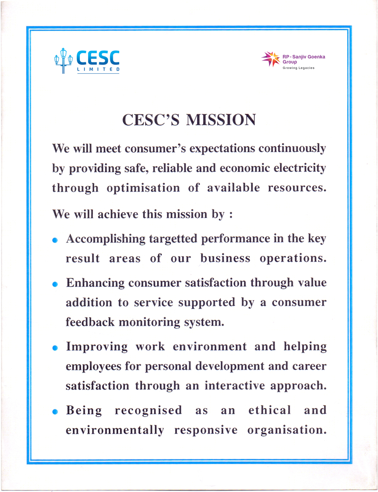 CESC Mission